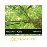 2026 Motivations Wall Calendar - Spiral Imprinted with Logo (Q342222)