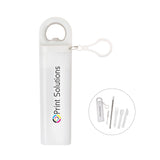 Griffith 3-in-1 Metal Straw Imprinted with Logo (Q348322)