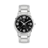 Ladies Black Case Watch Imprinted with Logo (Q353222)