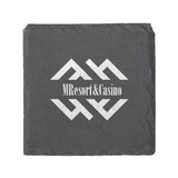 Square Slate Coaster Imprinted with Logo (Q355922)