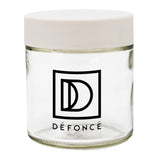 3 Oz. Clear Glass Jar Imprinted with Logo (Q361822)