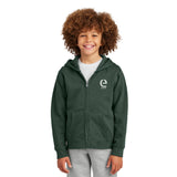 District® Youth V.I.T.™ Fleece Full-Zip Hoodie Imprinted with Logo (Q369922)