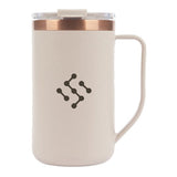 15 Oz. Perka® Guji Recycled Steel and Coffee Grounds Mug Imprinted with Logo (Q373022)