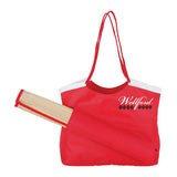 Straw Beach Tote & Mat Imprinted with Logo (Q373311)