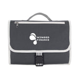 Atchison® Stripe Diaper Changing Travel Pouch/Mat Imprinted with Logo (Q384332)