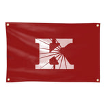2-ft. H x 3-ft. W Double Sided Print Fabric Banner Imprinted with Logo (Q388022)
