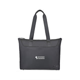Travis & Wells® Lennox Laptop Tote - Black Imprinted with Logo (Q391922)