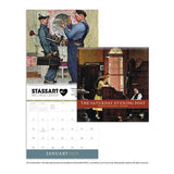 The Saturday Evening Post Calendar 12 x 12.5 Inch Imprinted with Logo (Q394722)