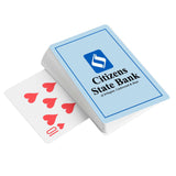 Solid Backs Playing Cards Imprinted with Logo (Q397911)