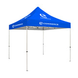 Steel Premium 30mm 10ft. Square Event Tent (7 Locations) Imprinted with Logo (Q398022)
