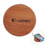 Bora Wooden Wireless Charging Pads Imprinted with Logo (Q402911)