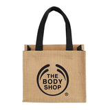Mini Jute Gift Tote Bags Imprinted with Logo (Q403911)