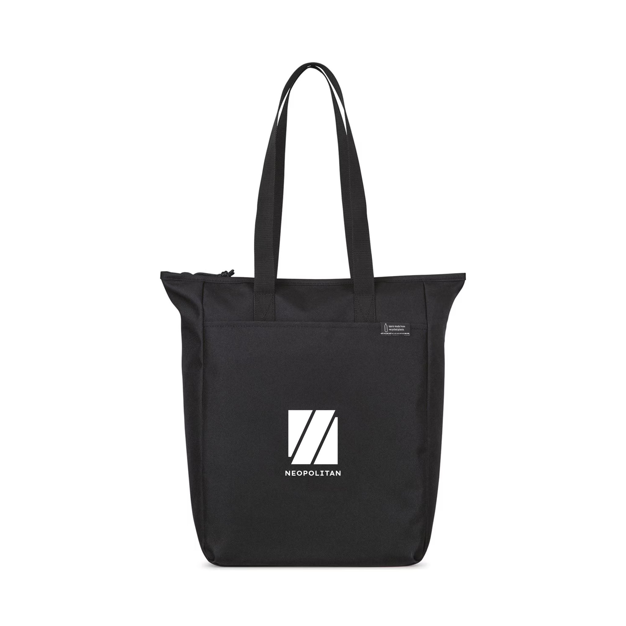 Renew rPET Zippered Tote - Black (Q404822)