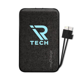 myCharge Powerhub Ultra 10 000mAh Everything Built in Portable Charger Imprinted with Logo (Q405222)