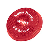 Round Blinking Light With Back Clip Imprinted with Logo (Q406265)