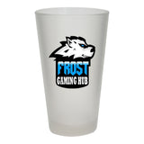 16 Oz. Frosted Pint Glass - USA FC Imprinted with Logo (Q406922)