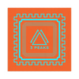 795 Series Wave-A-Hanky - Orange Imprinted with Logo (Q408222)