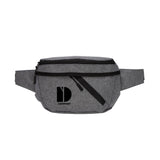 Ontario Two-Pocket Crossbody Waist Bag Imprinted with Logo (Q411111)