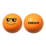 Emoticon Ball Stress Reliever Imprinted with Logo (Q413111)