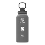 32 Oz. Takeya Water Bottle - Graphite Imprinted with Logo (Q421622)