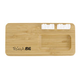 Bamboo 10W Wireless Charging Pad With Cable Organizer Imprinted with Logo (Q429822)