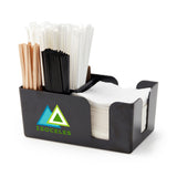 Plastic Napkin/Straw Caddy Imprinted with Logo (Q430222)