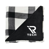 Buffalo Plaid Ultra Plush Throw Blanket Imprinted with Logo (Q431322)