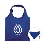 Bungalow Foldaway Shopper Tote Bag Imprinted with Logo (Q432322)