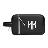 Glen Leatherette Toiletry Bag Imprinted with Logo (Q435122)