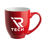16 Oz. Flourescent Bistro Coffee Mugs Imprinted with Logo (Q439222)