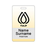 Tacoma Photo Name Badge: 2.13 x 3.38 In. Imprinted with Logo (Q440022)