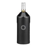 Vinglace Wine Bottle Insulator - Black Imprinted with Logo (Q442622)