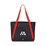 Repeat Recycled Poly Tote - Red Imprinted with Logo (Q444822)