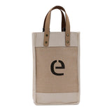 Sonoma Cotton Jute Wine Cooler Bag Imprinted with Logo (Q445022)