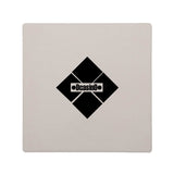 Square Two Coaster Set Imprinted with Logo (Q445922)