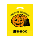 Stock Design Halloween Die Cut Bag - Have a Safe Halloween Imprinted with Logo (Q450222)