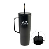 CORKCICLE® 30 Oz. XL Cold Cup - Black Imprinted with Logo (Q452922)