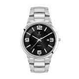 Men's Silver Stainless Steel Case Watch Imprinted with Logo (Q453222)
