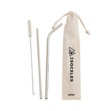 Perka® Avila 5 Piece SS Straw Set Imprinted with Logo (Q455711)