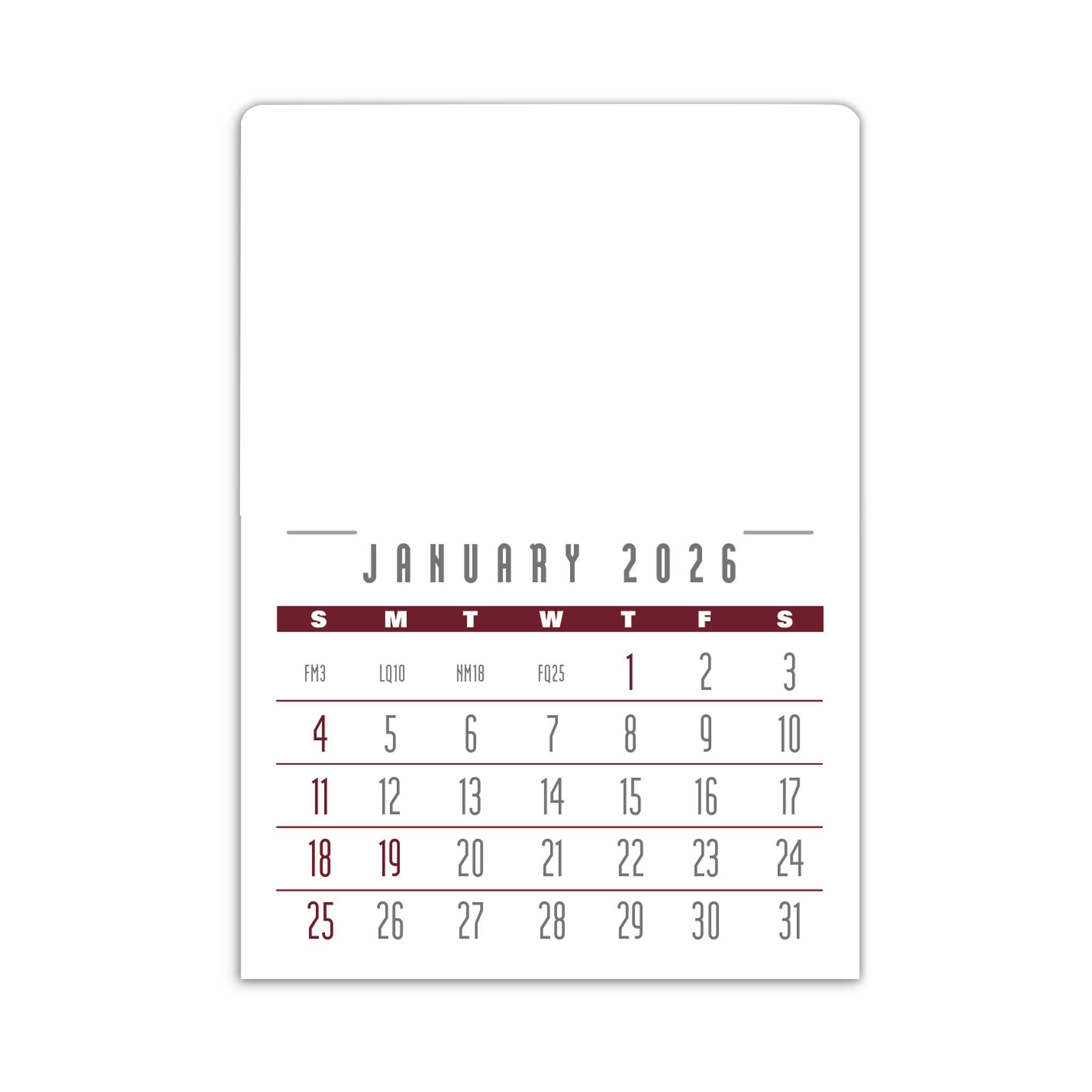 4C Press-N-Stick Header Contemporary Calendar (13-Month) (Q459122)