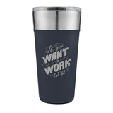 Coleman® 20 Oz. Brewski Stainless Steel Tumbler Imprinted with Logo (Q459822)