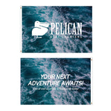 2 x 3 Ft. DisplaySplash Flag - Double Sided Imprinted with Logo (Q461722)