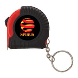 Mini Tape Measure Key Chains Imprinted with Logo (Q463311)