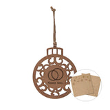 Wood Ornament Imprinted with Logo (Q471332)