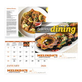 Delicious Dining - Spiral Calendar Imprinted with Logo (Q475722)