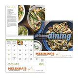 Delicious Dining - Spiral Calendar Imprinted with Logo (Q475722)