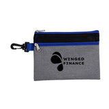 5 x 7 Inch Santorini Mesh Zipper Pouch Imprinted with Logo (Q477022)
