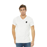 BELLA+CANVAS ® Unisex Triblend Short Sleeve V-Neck Tee Imprinted with Logo (Q477922)