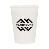 16 Oz. Full Color Frost Flex Stadium Cup Imprinted with Logo (Q480122)