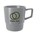 Lines Mug - 12 Oz. Imprinted with Logo (Q482222)